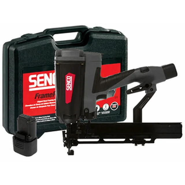 Senco GT50i-N/O cordless gas cartridge switch 7,2 V | 25 - 45 mm/25 - 50 mm | Clamp width 10,6 mm | Carbon brush | 2 x 2,5 Ah battery + charger | In a suitcase