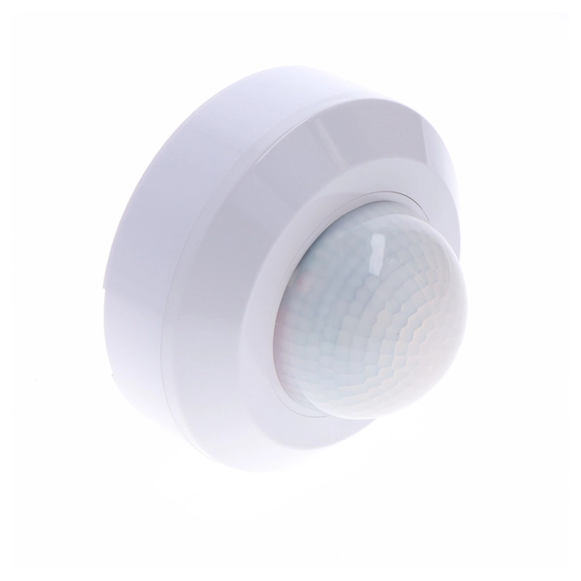 Sensor de movimento Swiss Garde 360 premium, gama 30m, 230V, controle remoto, relé2300W 10A, IP55, ângulo de detecção 360, branco