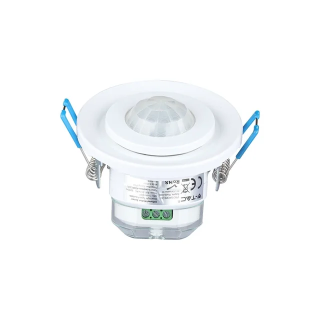 Sensor de movimiento - Sensor de infrarrojos - Blanco - IP20 - N.º de modelo: - VT-8030