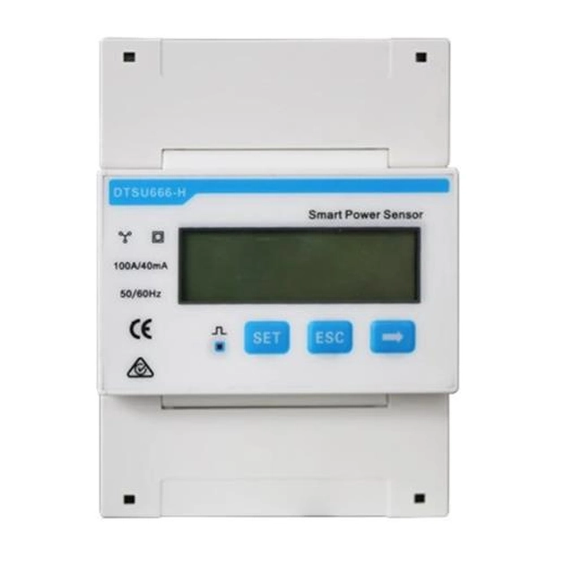 Sensor de potência do medidor de energia inteligente trifásico DTSU666-H 250A