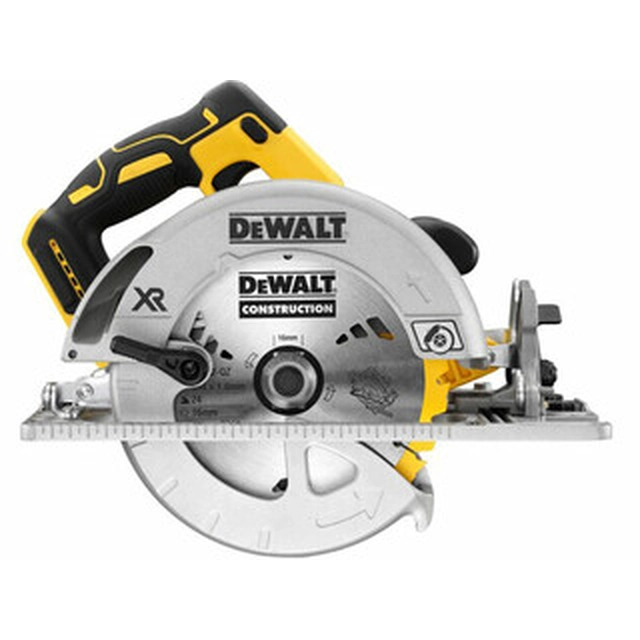 Serra circular sem fio DeWalt DCS572N-XJ 18 V | Lâmina de serra circular 184 mm x 16 mm | Corte máx. 58 mm | Carbono sem escova | Sem bateria e carregador | Em uma caixa de papelão