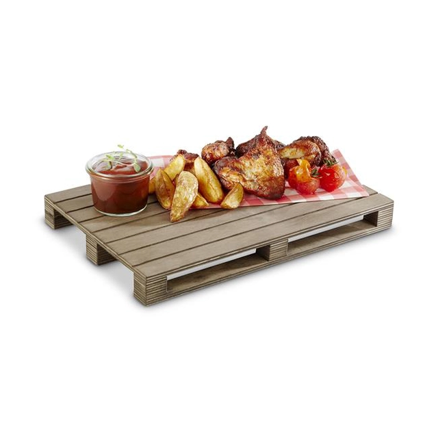 Serving board - pallet 400x150x(H)30 mm