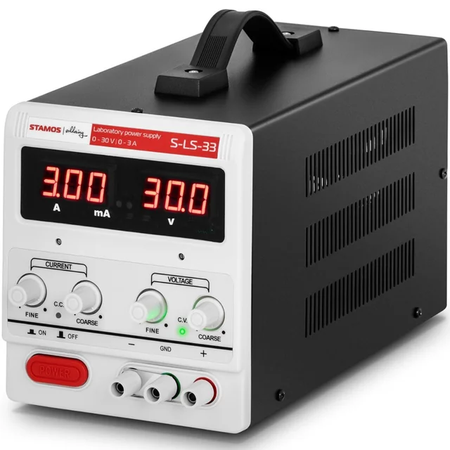 Serviso laboratorijos maitinimo šaltinis 0-30 V 0-3 A DC 125 W LED