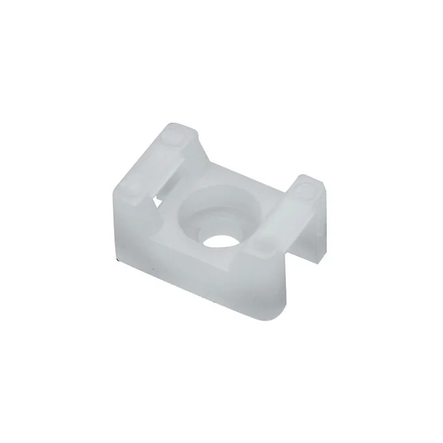 Set 100 white plastic clamps type sa 15x9.5 for holding plastic necklace 9700 Cobra