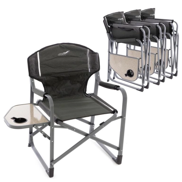 Set 4 x silla de camping con portabebidas