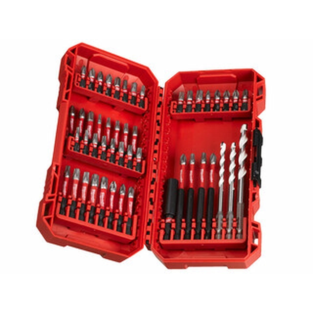 Set de biți Milwaukee S/Bit ShW CD D/Drive Set 48 buc