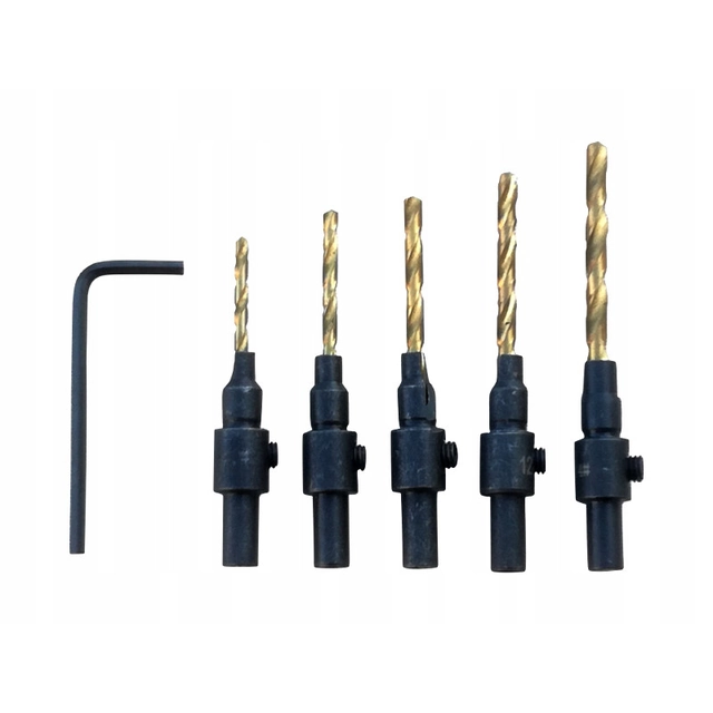 SET de burghie PENTRU CONFIRMATE 6.0-14.0 MM 5 PCS.