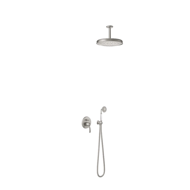 Set de douche à encastrer Tres Classic acier 24218004AC