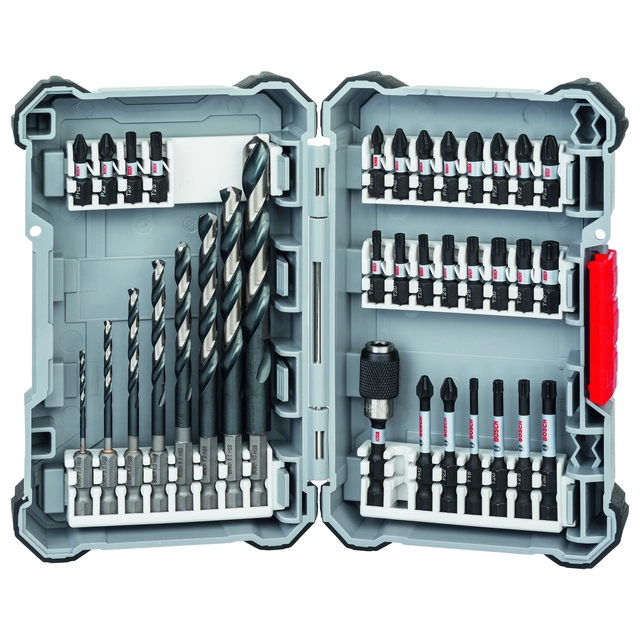 Set di punte e trapano HSS Impact Control Bosch,35 pz