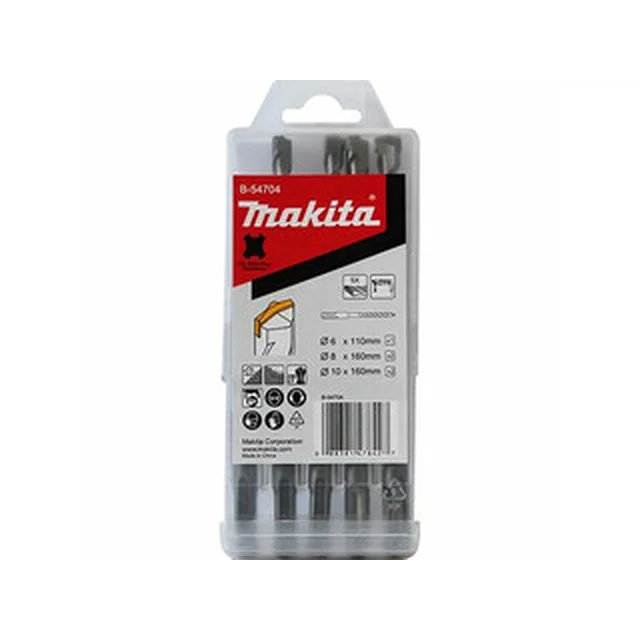 Set di punte Makita SDS-Plus 50 mm/100 mm | SDS Plus | 5 pz