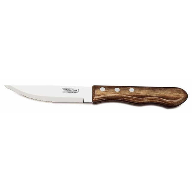 Set JUMBO nožev za steak 4szt. Churrasco line, temno rjave barve