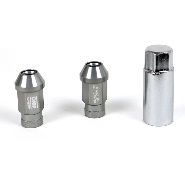 Set Nuts OMP Antrasiitti 40 mm 20 uds M12 x 1,50