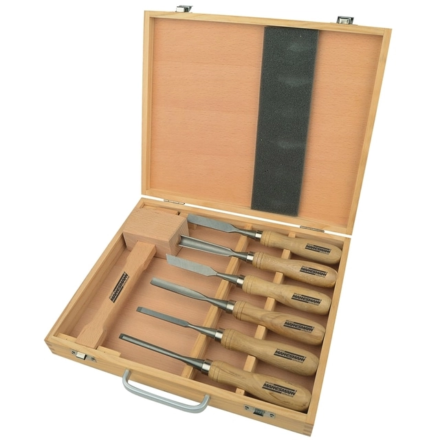 Set of chisels for wood Mannesmann 66107, 7 parts