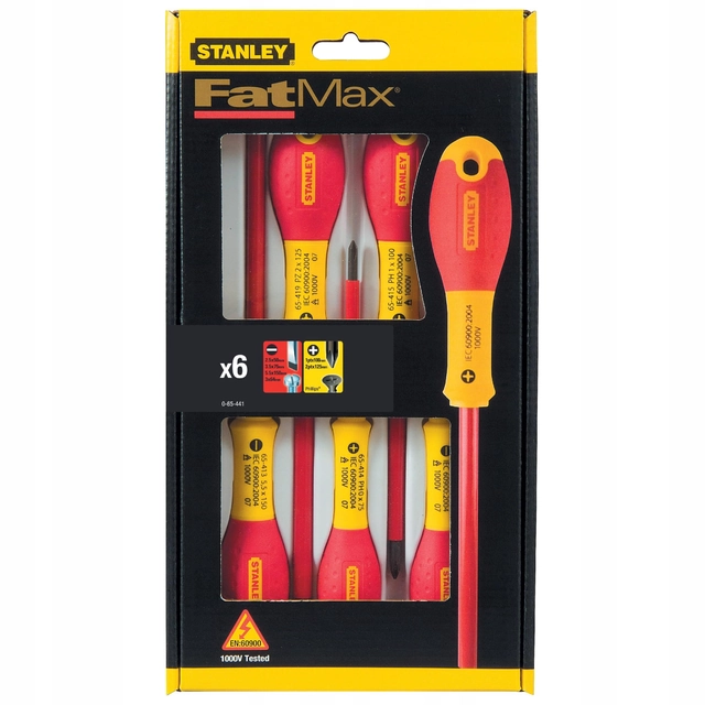 Set of Stanley FatMax screwdrivers 6 pieces 654410