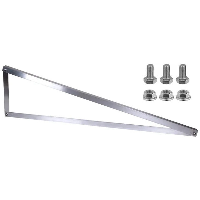 Set square / Mounting triangle 15° vertical orientation