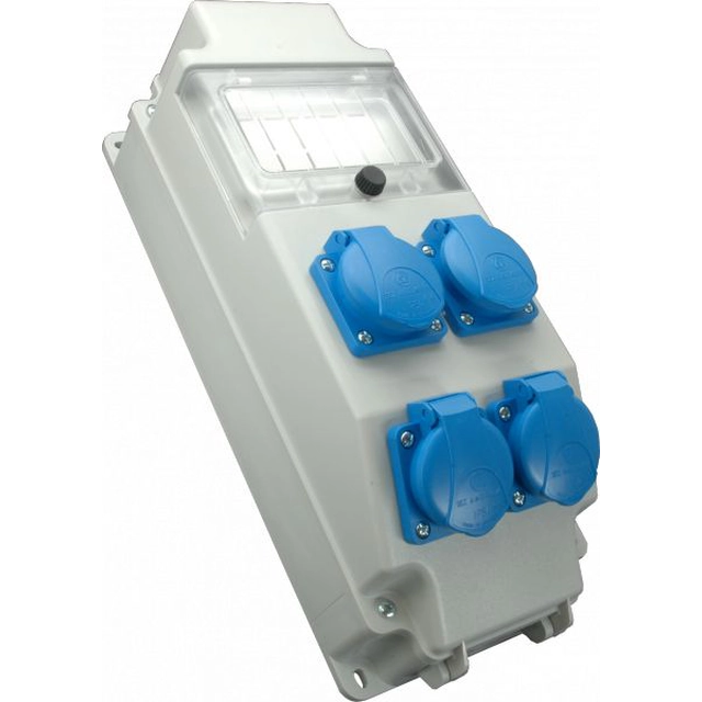 SEZ-schakelapparatuur 4x250V venster IP54 (ROS 5/X-16)