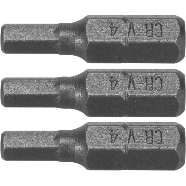 Sfaturi Biți pentru șurubelnițe și burghie HEX H4 25mm STHOR 3 Piese