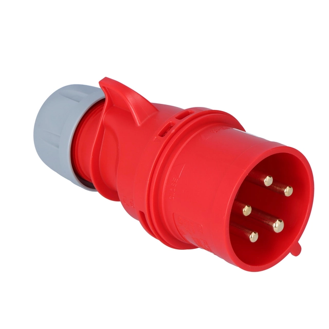 Shark portable plug 32A 400V 3P+Z+N IP44