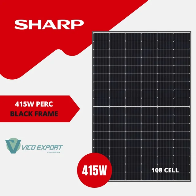 Sharp 415W – P-tipas – PERC // NU-JC415B