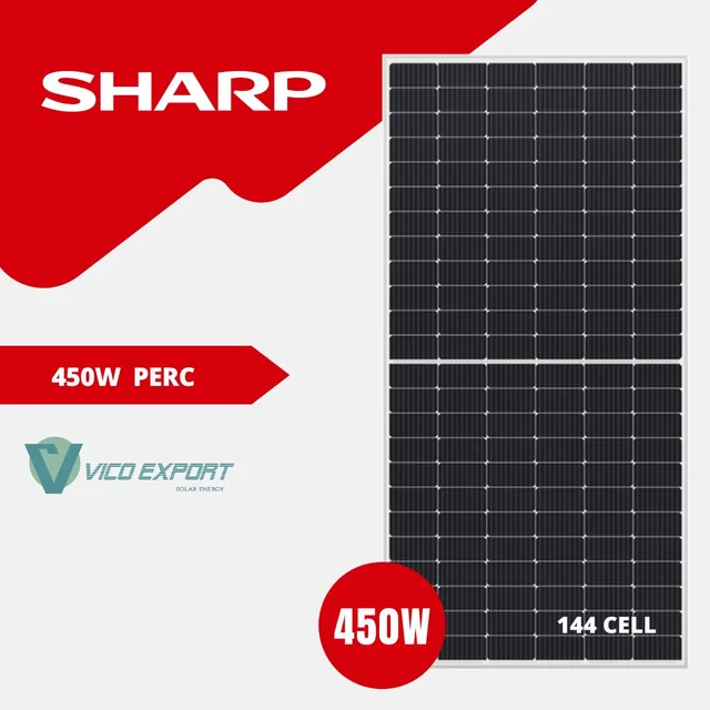 Sharp 450W - P-tip - PERC // NU-JC450