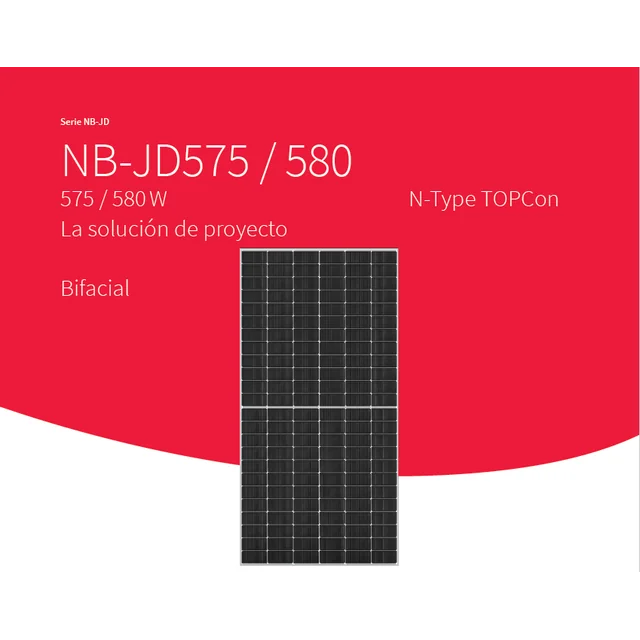 Sharp 580W - N-típus - Bifacial // NB-JD580