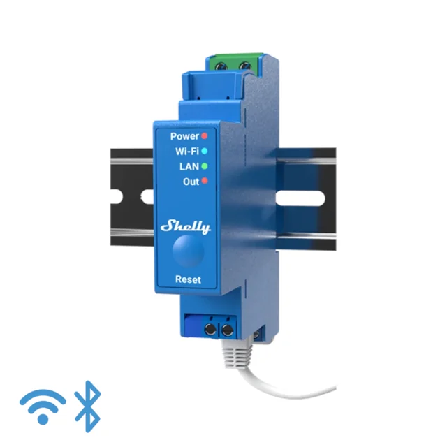 Shelly Pro 1 - Comutator inteligent montabil pe șină DIN acționat prin WiFi