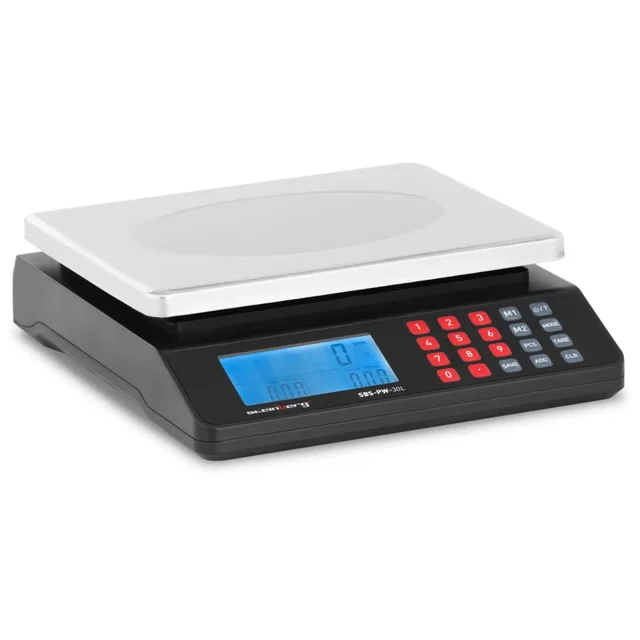 Shop checkweigher 30kg/1g LCD | SBS-PW-30L