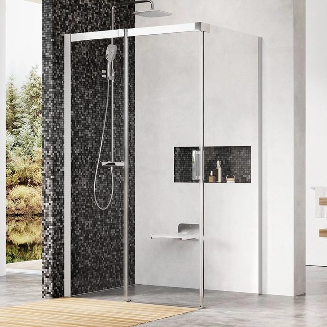 Shower cabin Ravak Matrix, MSDPS-100/80, L glossy+Transparent