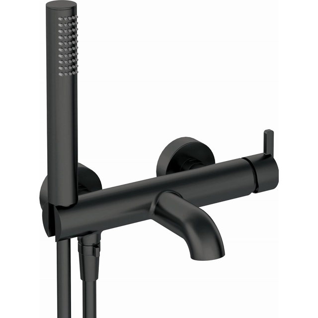 Shower faucet with Deante Silia nero shower set - Additionally 5% DISCOUNT with code DEANTE5