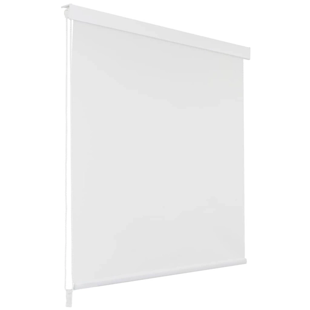 Shower roller blind, 100x240 cm, white