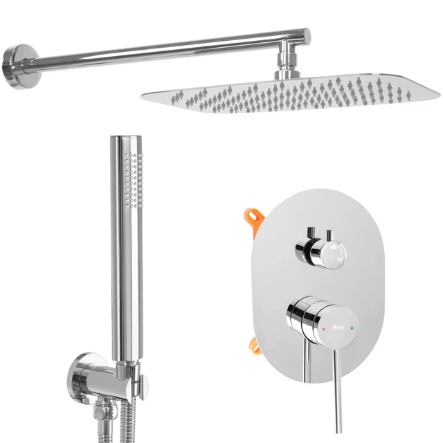 Shower set REA OVAL Chrome BOX