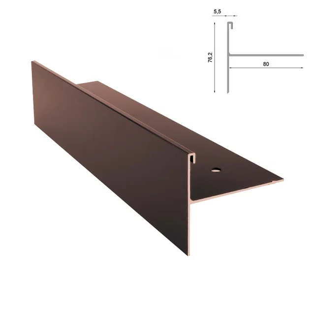 Side eaves profile W35B Renoplast