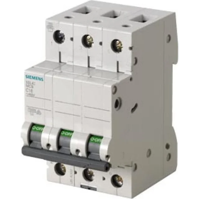 Siemens Автоматичний вимикач 3P B 10A 10kA AC 5SL4310-6