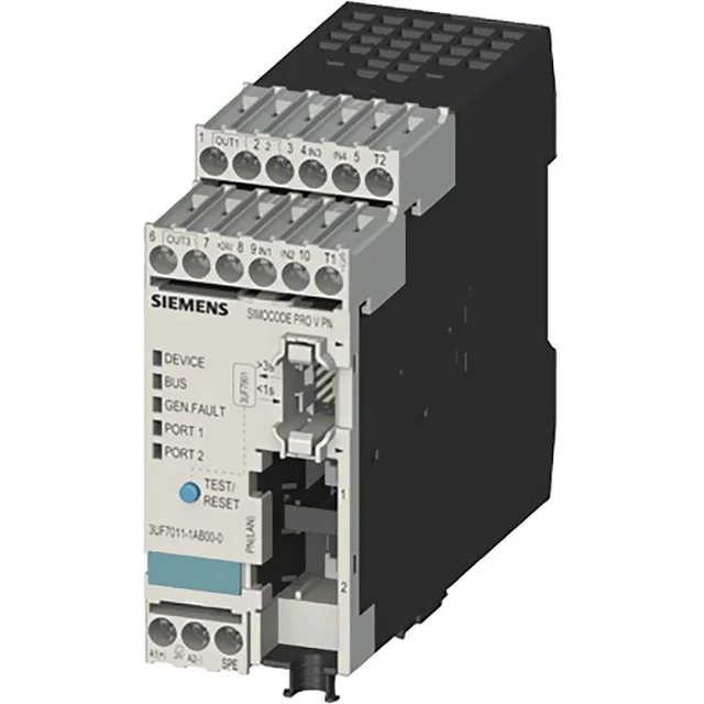 Siemens Electronic motor protection module 4we/3wy 24V DC ETHERNET RJ45 (3UF7011-1AB00-0)