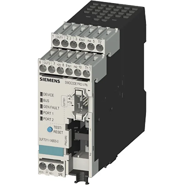 Siemens Elektronische motorbeveiligingsmodule 4we/3wy 24V DC ETHERNET RJ45 (3UF7011-1AB00-0)