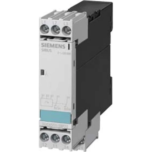 Siemens fasesekvensrelæ 3A 1P 0,45sek 320-500V AC 3UG4511-1AP20
