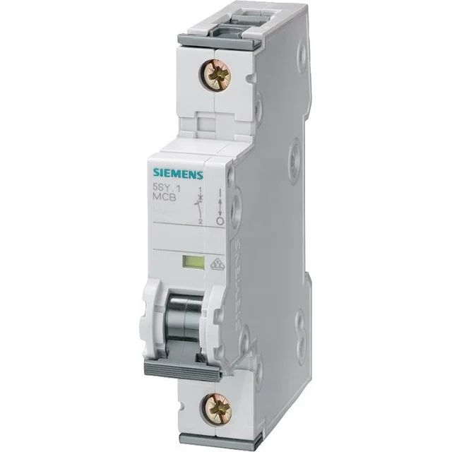 Siemens grandinės pertraukiklis C6A 1P 220V DC 230/400V kintamoji srovė 10kA 5SY5106-7