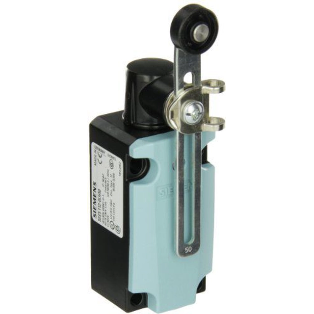 Siemens Limit switch 1R 1Z snap action metal περιστροφικός μοχλός με ρυθμιζόμενο μήκος πλαστικό (3SE5112-0CH50)