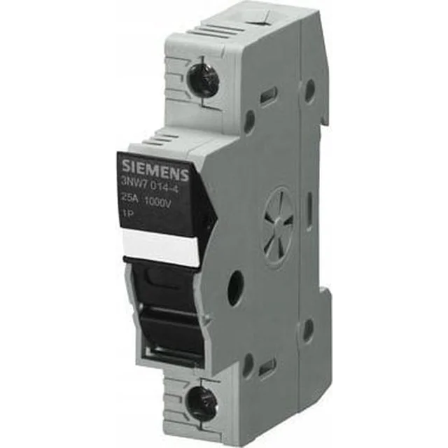 Siemens Podstawa bezpiecznikowa do wkł. cylidrycznych 10x38 1000V 25A 1-Bieg. z diodą sygnalizacyjną PV 3NW7023-4