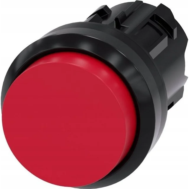 Siemens Pulsante alto 22mm rotondo in plastica rosso con ritorno a molla 3SU1000-0BB20-0AA0