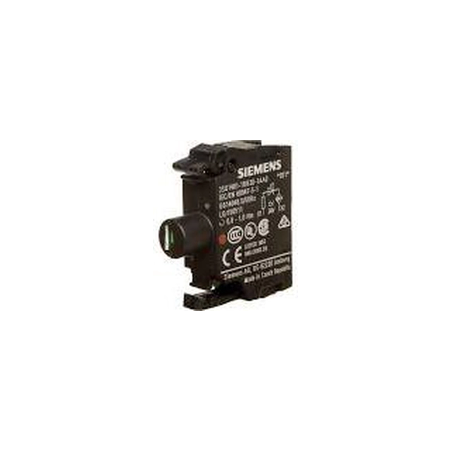 Siemens Red LED holder 24V AC/DC front mounting (3SU1401-1BB20-1AA0)