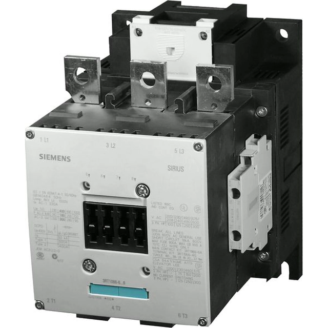 Siemens Stycznik mocy 300A 3P 230V CA 3Z 0R S10 (3RT1066-6AP36)