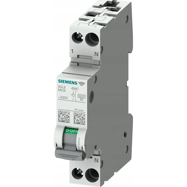 Siemens Wyłącznik nadmiarowoprądowy z pomiarem i komunikacją SENTRONcom WIFI AC 230V 6KA 1+N charakterystyka B 32A TRMS