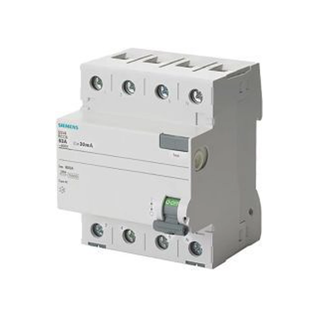 Siemens Wyłącznik różnicowo-prądowy 4P 80A 0,03A AC (5SV4347-0)