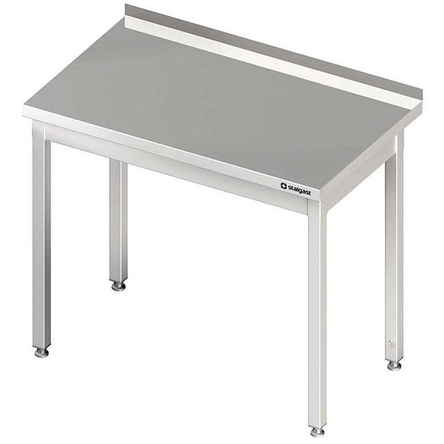 Sienas galds bez plaukta 800x600x850 mm metināts