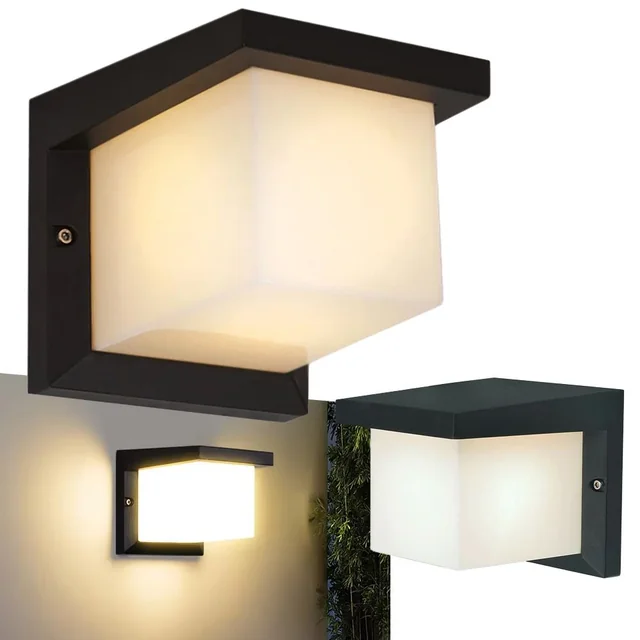 Sienas lampa RSL014-1W melna