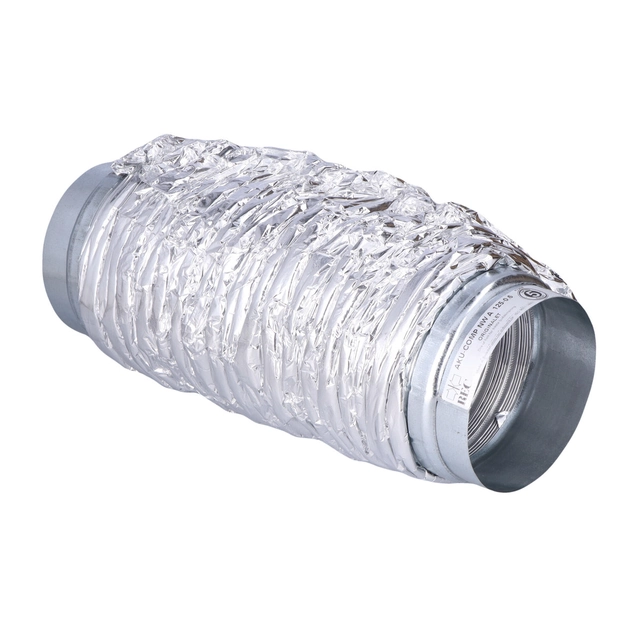 Silencieux de gaine AKU-COMP, pour raccordements flexibles dans les systèmes de ventilation, longueur max.0,6mm, diamètre 125mm