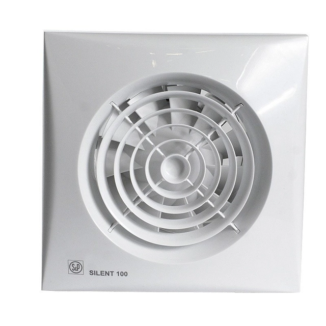 SILENT bathroom fan 100 CHZ home and office