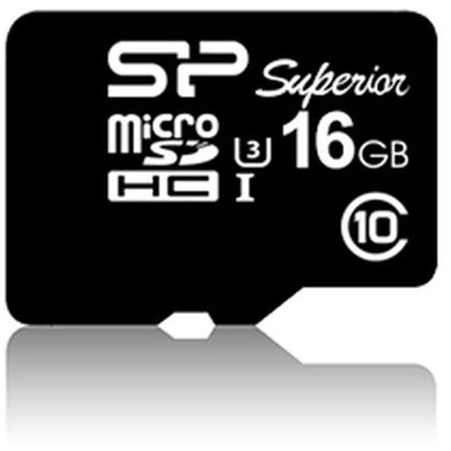 Silicon Power Superior U3 microSDHC 16GB - Memory Card