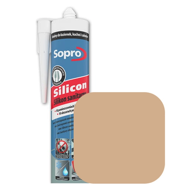 Silicone sanitaire beige Sopro 33 310 ml